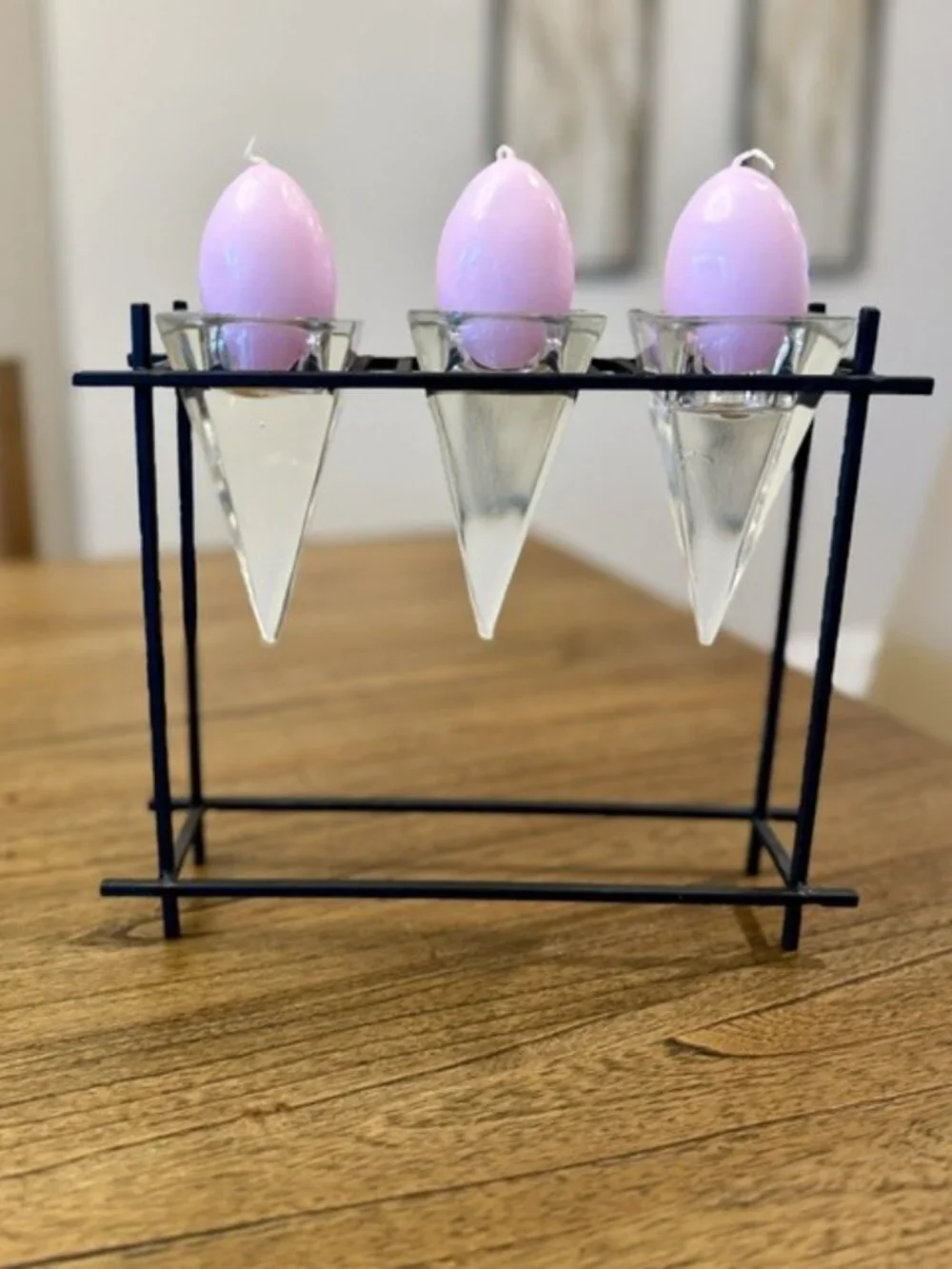 Modern Minimalist Iron Candle Holder Centerpiece